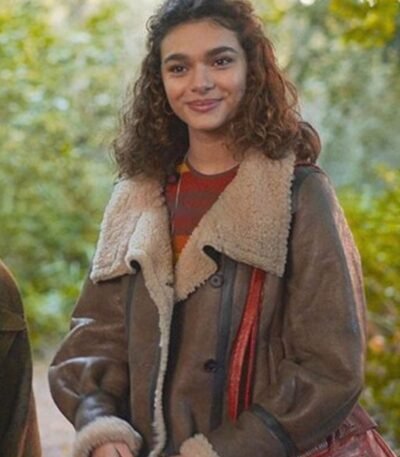 Fate The Winx Saga S2 Flora Shearling Jacket