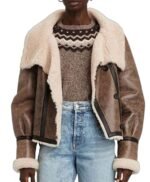 Fate The Winx Saga S2 Flora Shearling Jacket