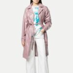 Fate The Winx Saga Stella Pink Leather Coat