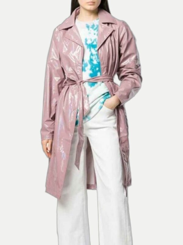 Fate The Winx Saga Stella Pink Leather Coat