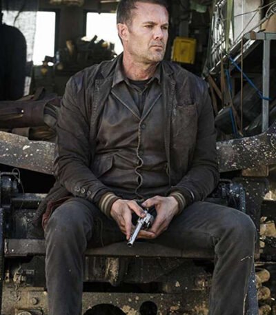 Fear The Walking Dead John Dorie Brown Leather Vest