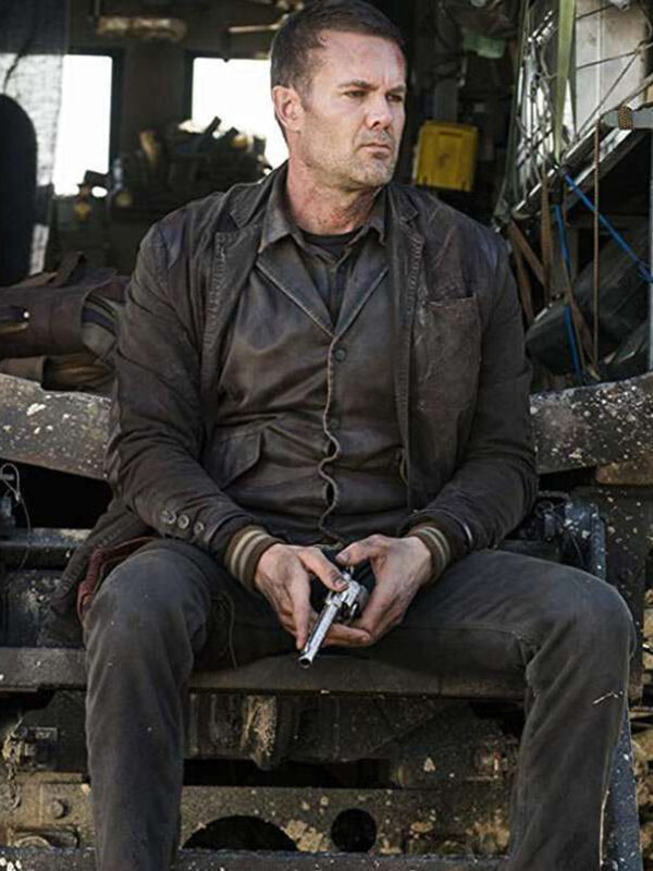 Fear The Walking Dead John Dorie Brown Leather Vest