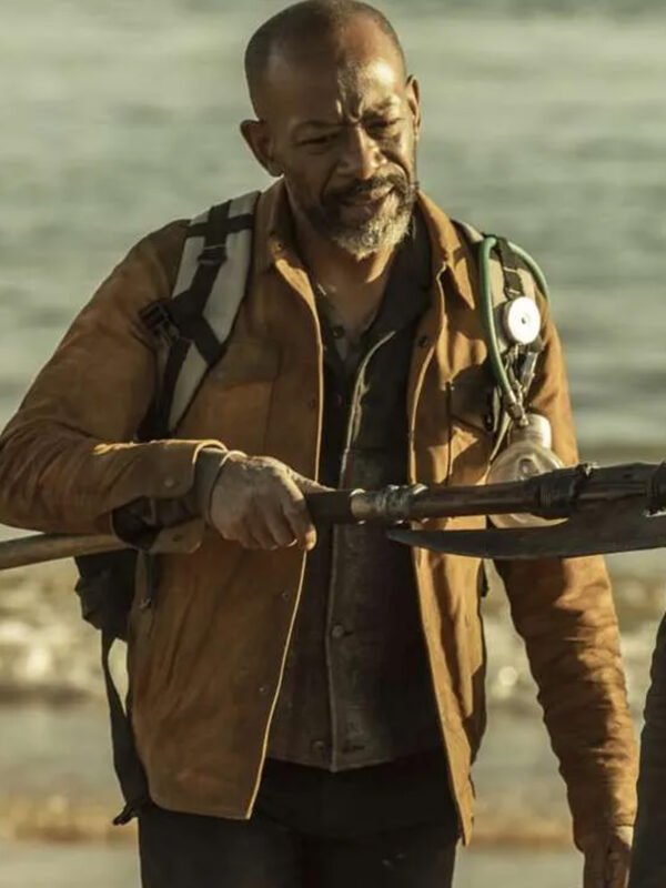 Fear the Walking Dead S08 Morgan Jones Brown Jacket