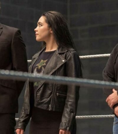 Fighting With My Family Florence Pugh Leather Jacket