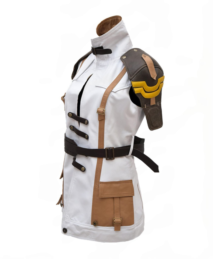 Final Fantasy XIII Lightning Returns White Leather Vest