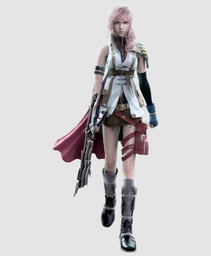 Final Fantasy XIII Lightning Returns White Leather Vest