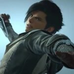 Final Fantasy XVI 16 Gray Leather Jacket