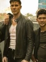 Fistful of Vengeance Lewis Tan Black Leather Jacket