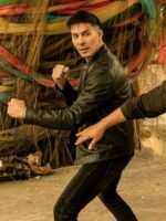 Fistful of Vengeance Lewis Tan Black Leather Jacket