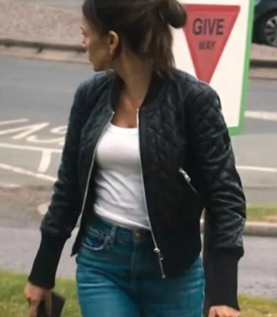 Fool Me Once 2024 Maya Stern Black Leather Jacket
