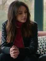Fool Me Once 2024 Maya Stern Black Leather Jacket
