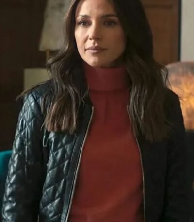 Fool Me Once 2024 Maya Stern Black Leather Jacket