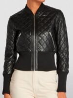 Fool Me Once 2024 Maya Stern Black Quilted Jacket