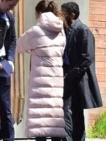 Fool Me Once 2024 Maya Stern Pink Puffer Long Coat