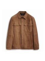Fool Me Once Richard Armitage Brown Suede Jacket
