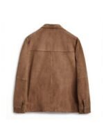 Fool Me Once Richard Armitage Brown Suede Jacket