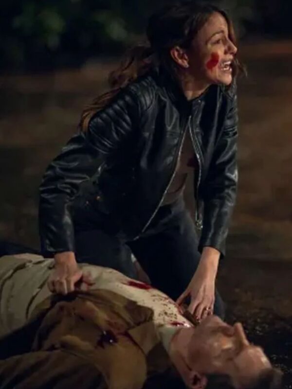 Fool Me Once S01 Michelle Keegan Black Leather Jacket