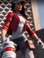 Fortnite Chapter 2 Remedy Red Cropped Jacket