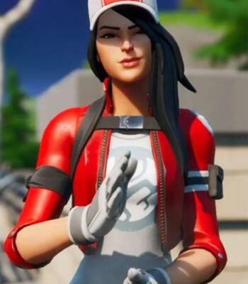 Fortnite Chapter 2 Remedy Red Cropped Jacket