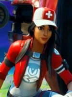 Fortnite Chapter 2 Remedy Red Cropped Jacket