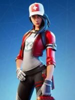 Fortnite Chapter 2 Remedy Red Cropped Jacket