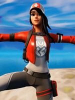 Fortnite Chapter 2 Remedy Red Cropped Jacket