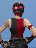 Fortnite Chopper Skin Red and Black Leather Vest
