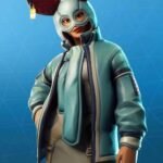 Fortnite Flapjackie Blue Gaming Leather Jacket