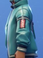 Fortnite Flapjackie Blue Gaming Leather Jacket