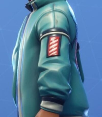 Fortnite Flapjackie Blue Gaming Leather Jacket