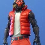 Fortnite Grind Red Quilted Puffer Vest