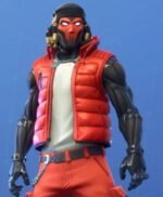 Fortnite Grind Red Quilted Puffer Vest