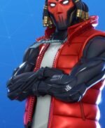 Fortnite Grind Red Quilted Puffer Vest