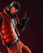 Fortnite Grind Red Quilted Puffer Vest
