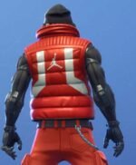Fortnite Grind Red Quilted Puffer Vest