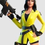 Fortnite Shade Cropped Yellow Jacket