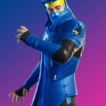 Fortnite Video Game Ninja Blue Leather Jacket