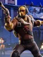 Fortnite Video Game Raptor Leather Jacket