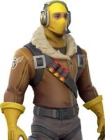 Fortnite Video Game Raptor Leather Jacket