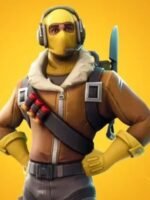 Fortnite Video Game Raptor Leather Jacket