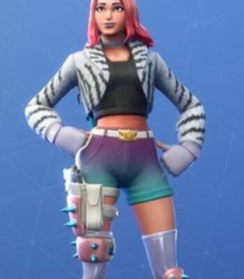 Fortnite Wilde Black and White Jacket