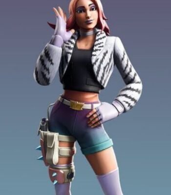 Fortnite Wilde Black and White Jacket