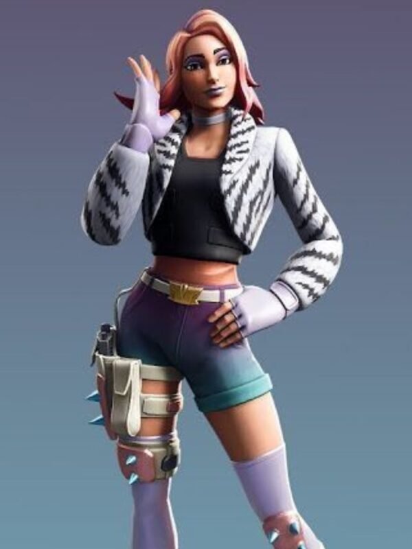 Fortnite Wilde Black and White Jacket