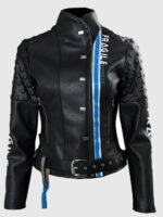 Fragile Express Death Stranding Black Leather Jacket