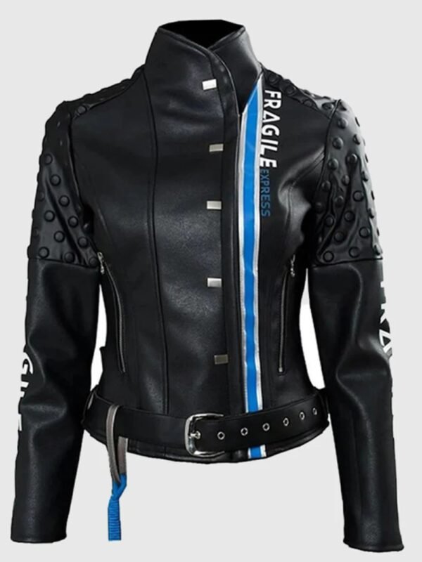 Fragile Express Death Stranding Black Leather Jacket