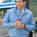 Free Guy Blue Leather Jacket