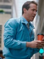Free Guy Blue Leather Jacket