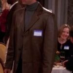 Friends Ross Geller Brown Leather Jacket
