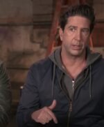 Friends The Reunion Ross Geller Blue Bomber Jacket
