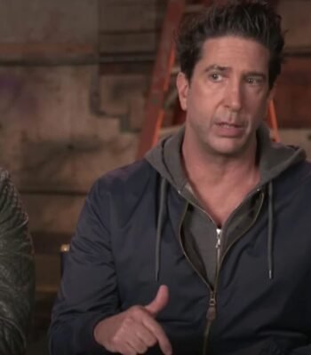 Friends The Reunion Ross Geller Blue Bomber Jacket